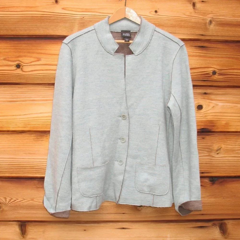 Eileen Fisher Merino Wool Jacket